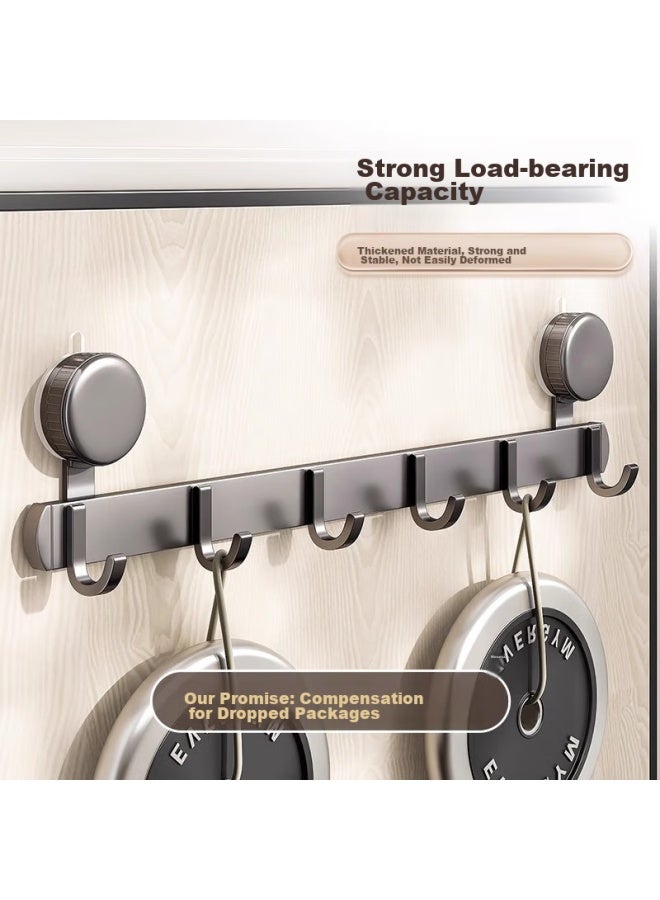 Muya Suction Cup Door Hook, Strong Adhesive, No Drilling Required, Bathroom Storage Rack Hook, Entrance Door Coat Rack, Storage Organizer - Image 2