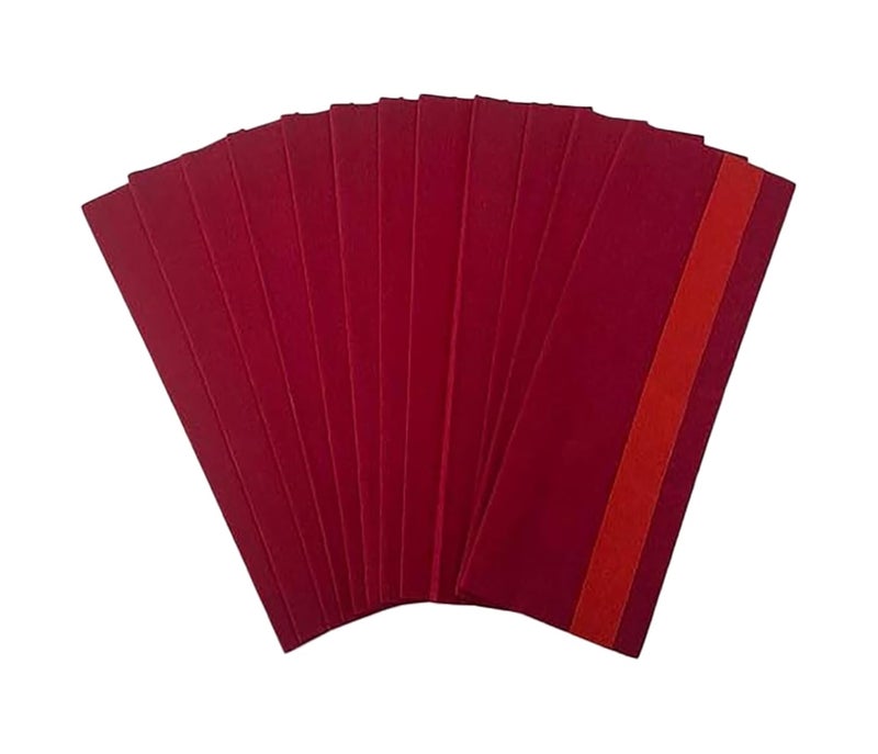 BestUBuy Flower Making Duplex Wrinkled Stretchable Crepe Paper for DIY Flower Making and Wrapping Pack of 12 Sheets Maroon