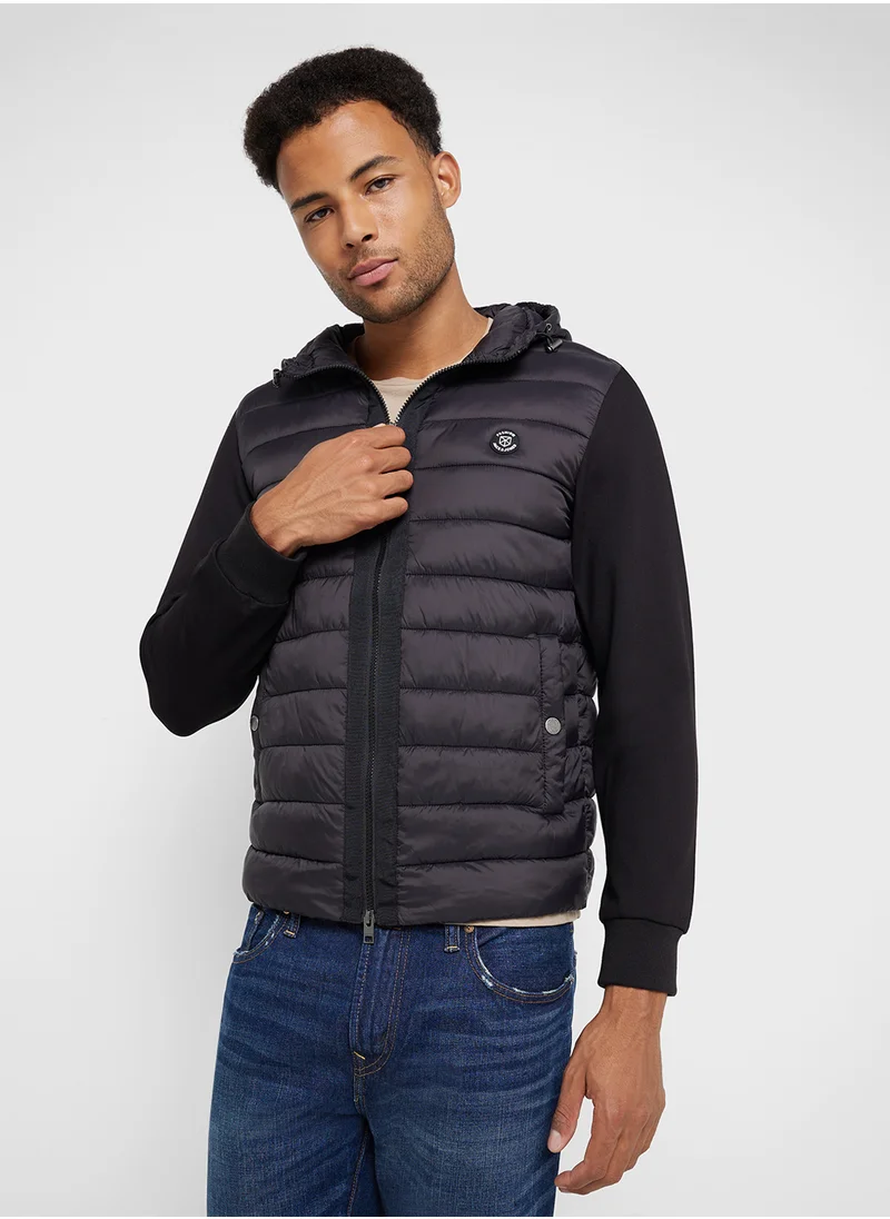 جاك اند جونز Essential Puffer Collar Jacket