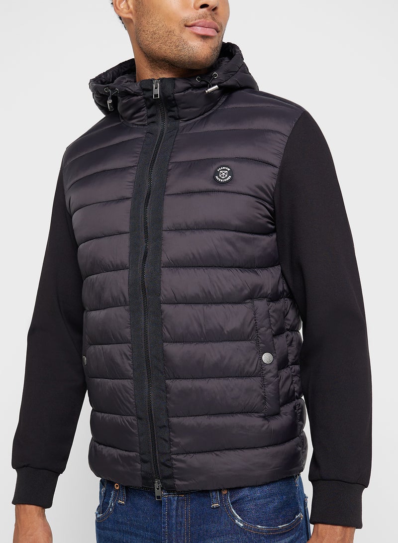 JACK & JONES Essential Puffer Collar Jacket - Image 3