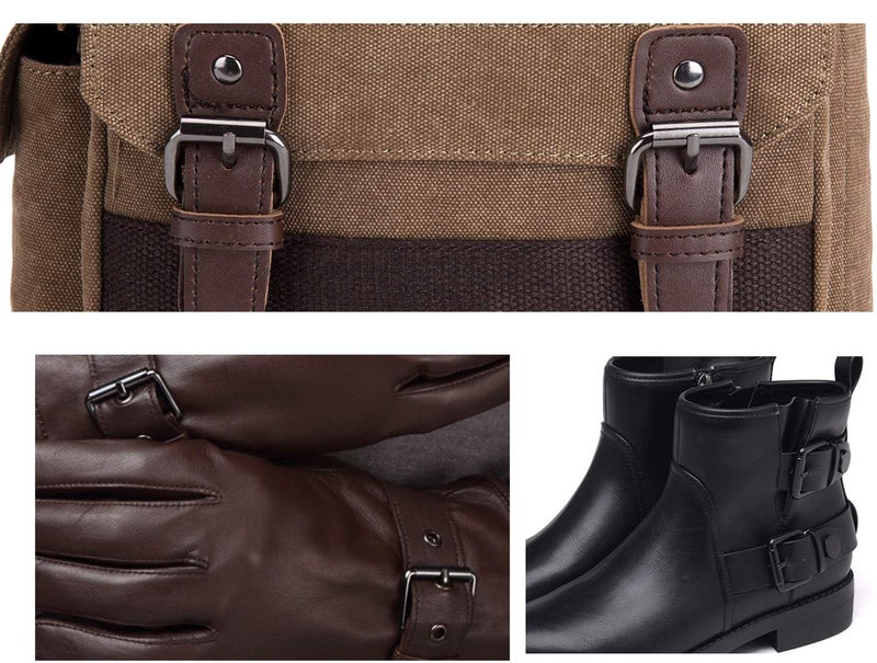 BIKICOCO 45 Roller Pin Belt Buckles Non Welded for Bags Collars Shoes and Belt Straps Golden Pack of 10 - Image 4