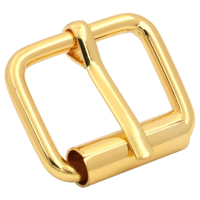 BIKICOCO 45 Roller Pin Belt Buckles Non Welded for Bags Collars Shoes and Belt Straps Golden Pack of 10 - Image 5