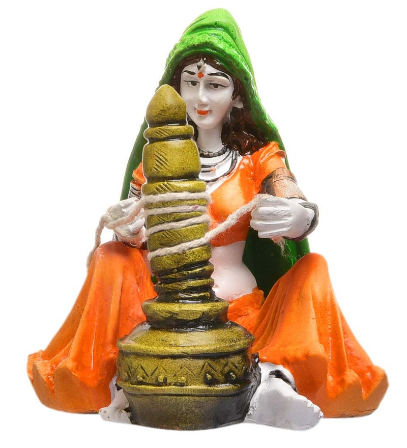Karigaari India Polyresine Set of 2 Rajasthani Showpiece for Home Decor - Image 4