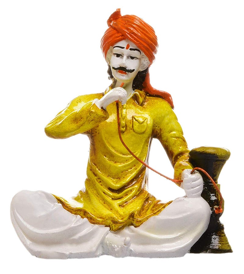 Karigaari India Polyresine Set of 2 Rajasthani Showpiece for Home Decor - Image 3