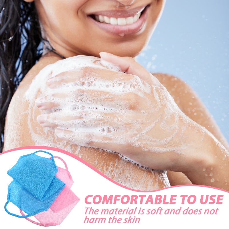🚽 معدات تقشير للظهر للحمام وردية 20 50x1 00 سم 2 قطع - Image 3