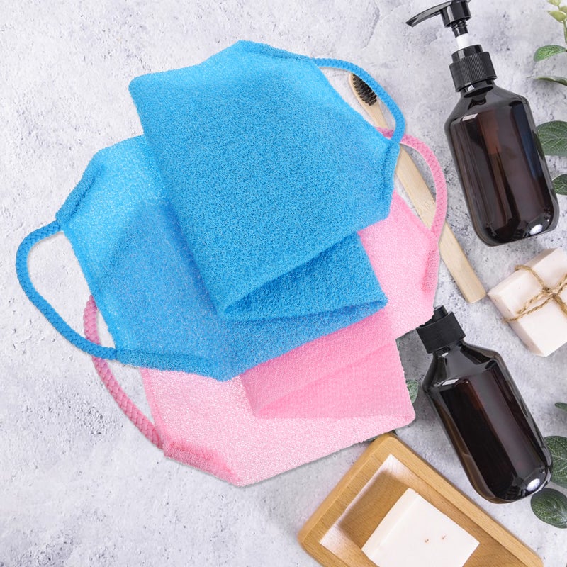 🚽 معدات تقشير للظهر للحمام وردية 20 50x1 00 سم 2 قطع - Image 5