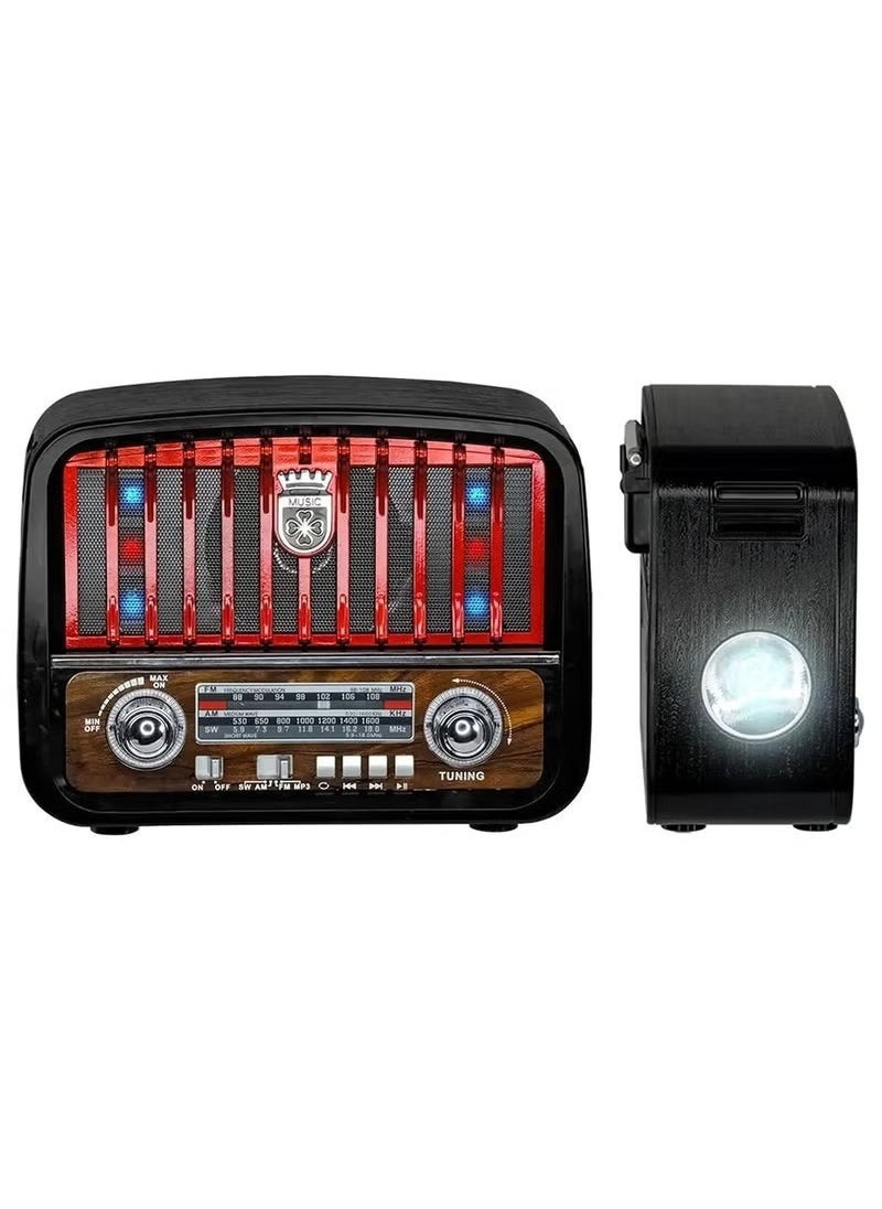 Denx Hi-Fi Radio Fm/Am/ 3 Band Radio Usb/Tf/Bt Player  - Image 5