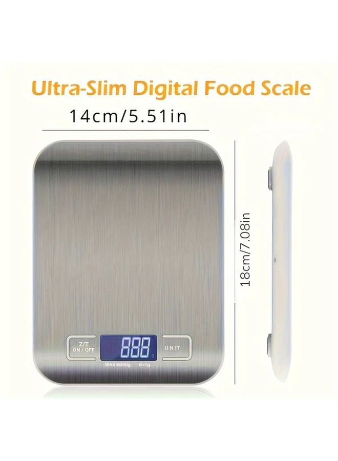 Silvery Postal Scale 22LB High Precision Multifunction Scale For Kitchen Office - Image 2