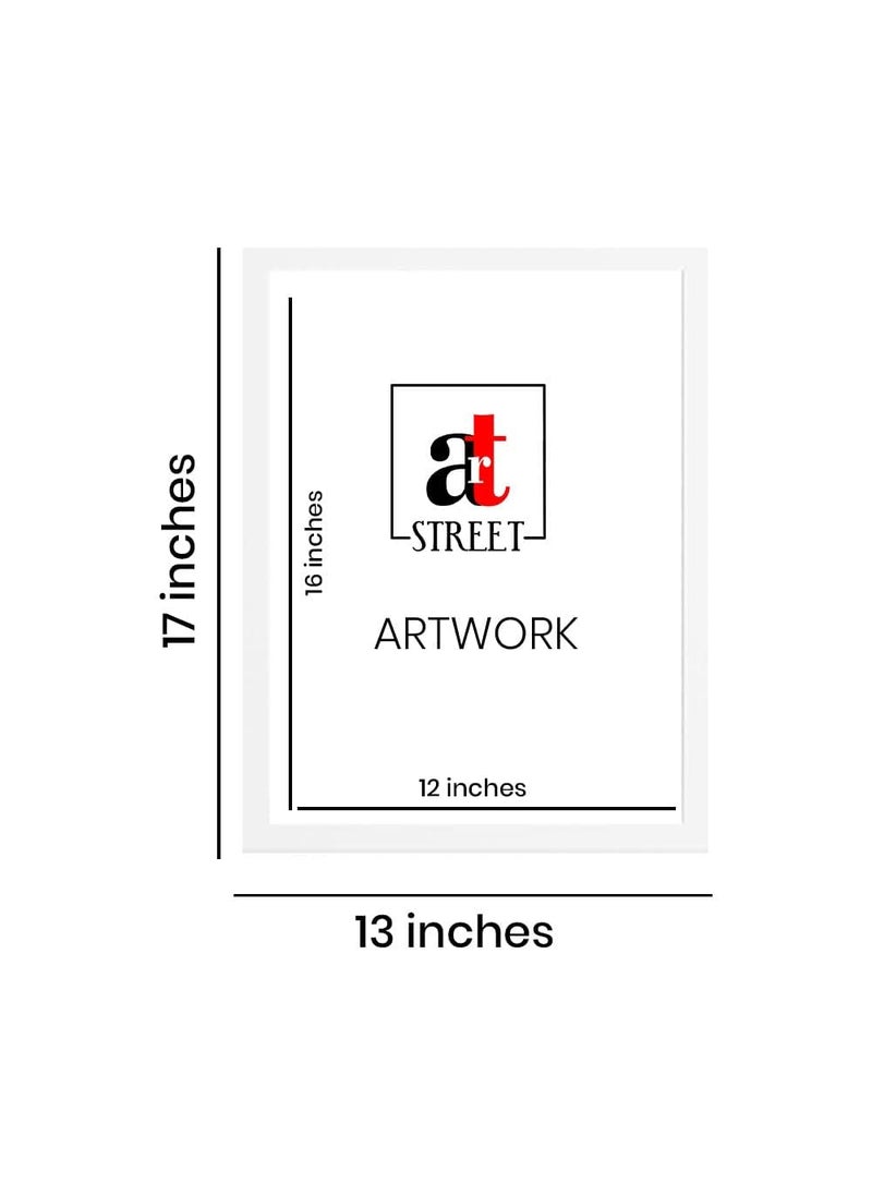 Art Street - Art Street Pop Art Aamchi Mumbai City Texture Paper Framed Art Print, Wall Décor For Home, Office & Living Room Decoration - 13x17 Inch - Image 1