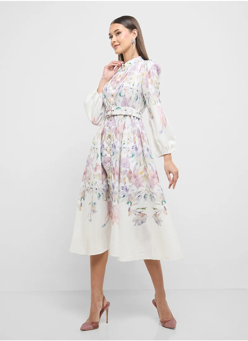 ELLA Floral Print Dress