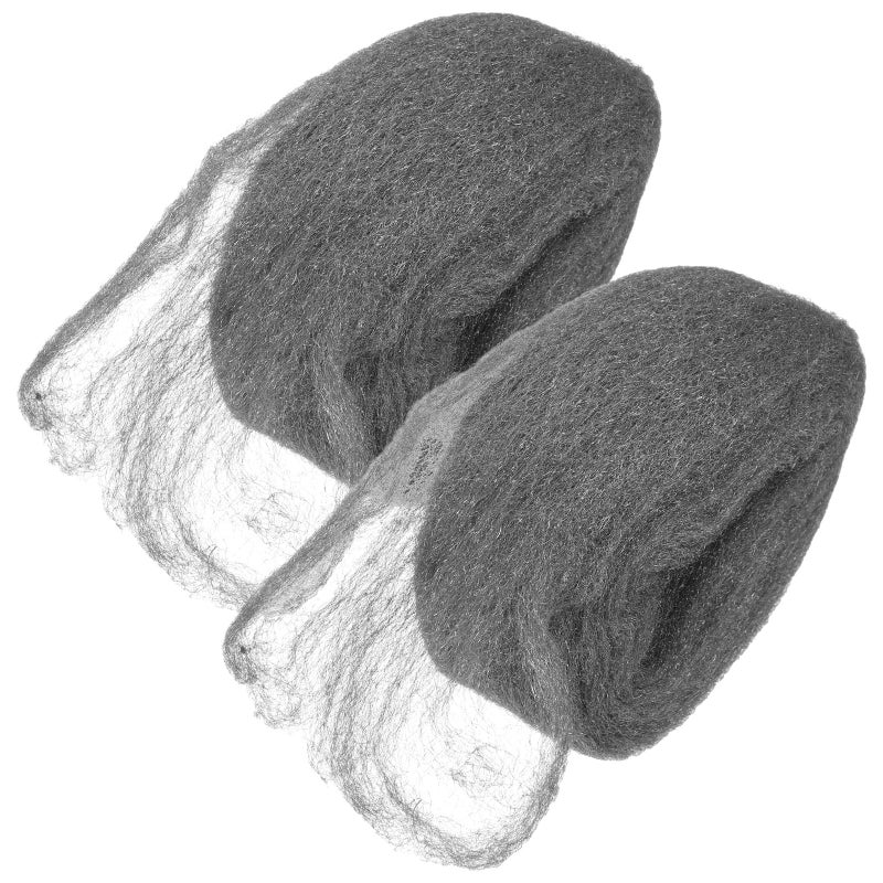 Coarse Steel Wool 0 Grade 2 Rolls for Cleaning Polishing Wood Metal Surfaces Rust Removal - Image 2