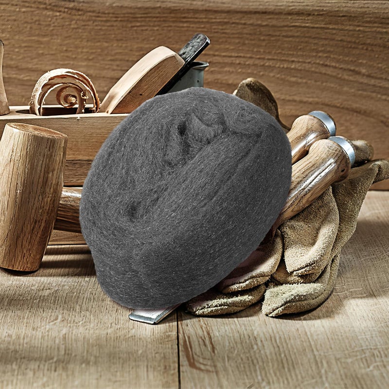 Coarse Steel Wool 0 Grade 2 Rolls for Cleaning Polishing Wood Metal Surfaces Rust Removal - Image 3