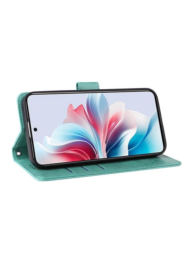 S-TOP Case For OPPO Reno11 F / F25 Pro Global Embossed Butterfly Flowers Leather Phone Case - Image 5