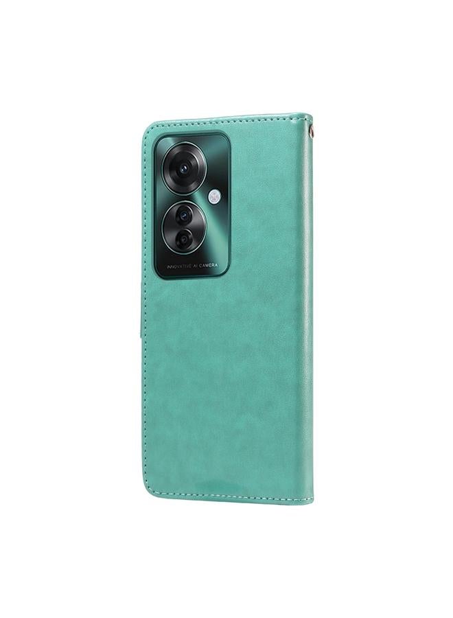 S-TOP Case For OPPO Reno11 F / F25 Pro Global Embossed Butterfly Flowers Leather Phone Case - Image 3