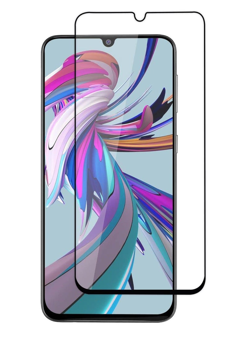 Full Coverage Glass Screen Protector for Samsung Galaxy A10/A10s - Oppo A5s / Oppo A12 - Realme 3 - Black Frame by M7molge  - Image 1