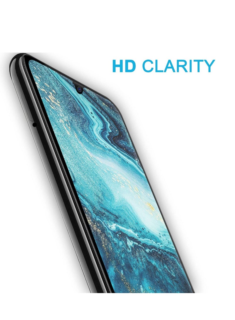 Full Coverage Glass Screen Protector for Samsung Galaxy A10/A10s - Oppo A5s / Oppo A12 - Realme 3 - Black Frame by M7molge  - Image 4
