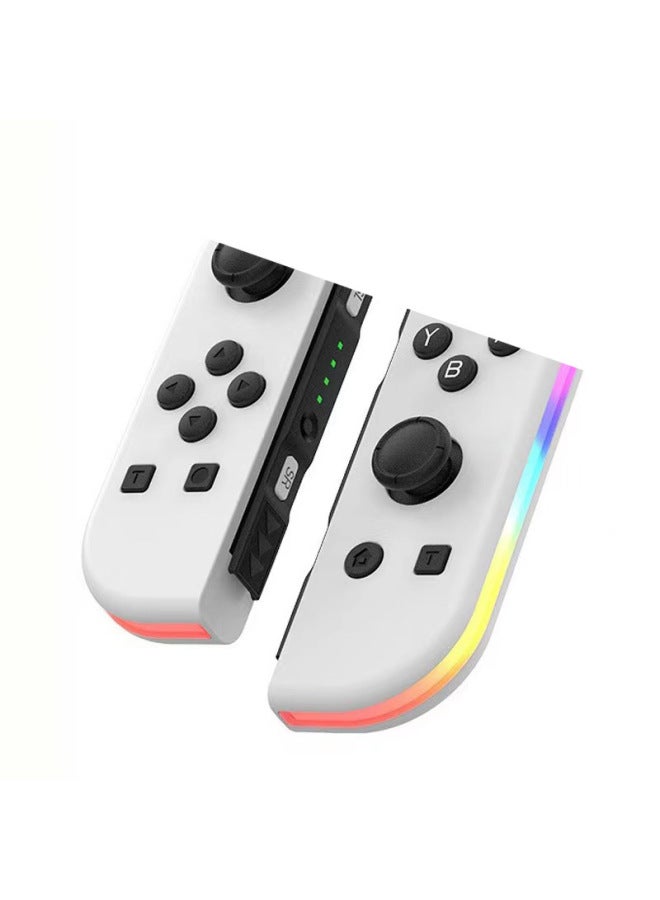 Neutral Switch Left And Right Handle Joycon Small Handle Bluetooth Handle Ns Private Model Game Wireless Rgb Handle With Light - Image 1