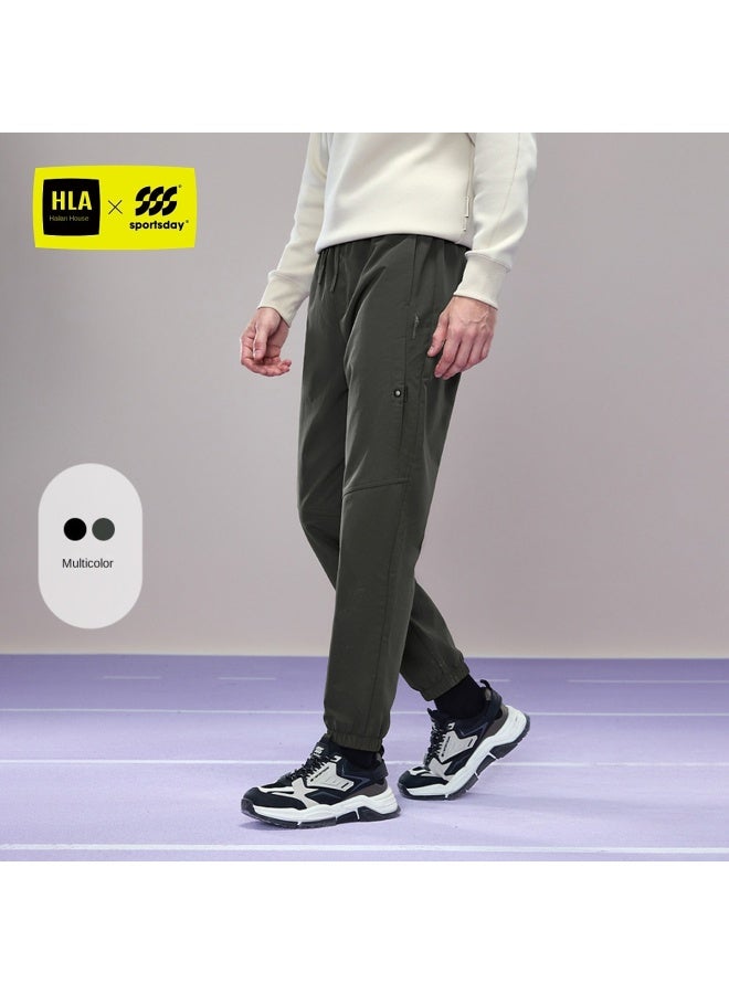 HLA 【دافئ ومبطن】سراويل رياضية شتوية Sss قابلة للربط متينة، سراويل كاجوال رجالية، بناطيل تدريب - Image 2