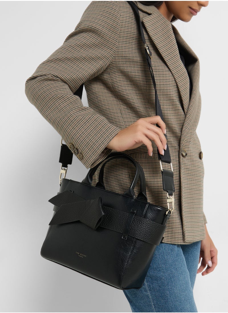 Jimsa Knot Bow Crossbody Bag