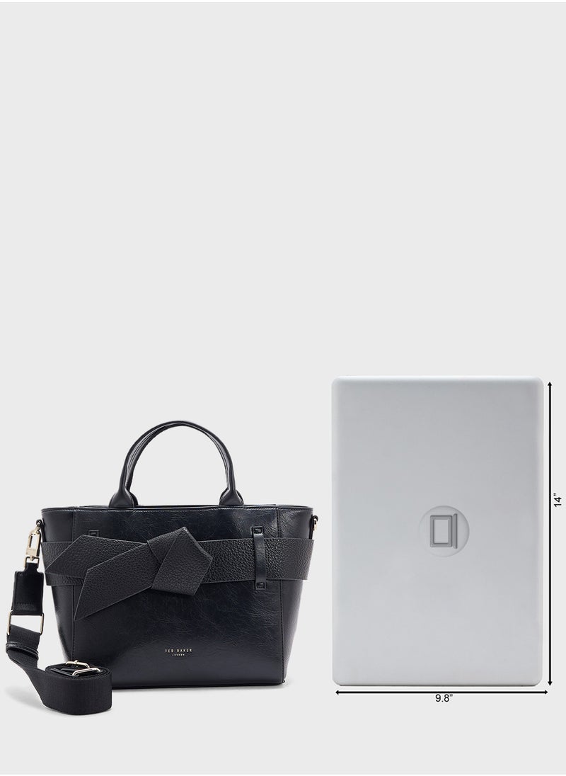 Jimsa Knot Bow Crossbody Bag