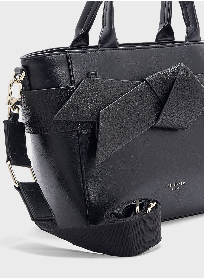Jimsa Knot Bow Crossbody Bag