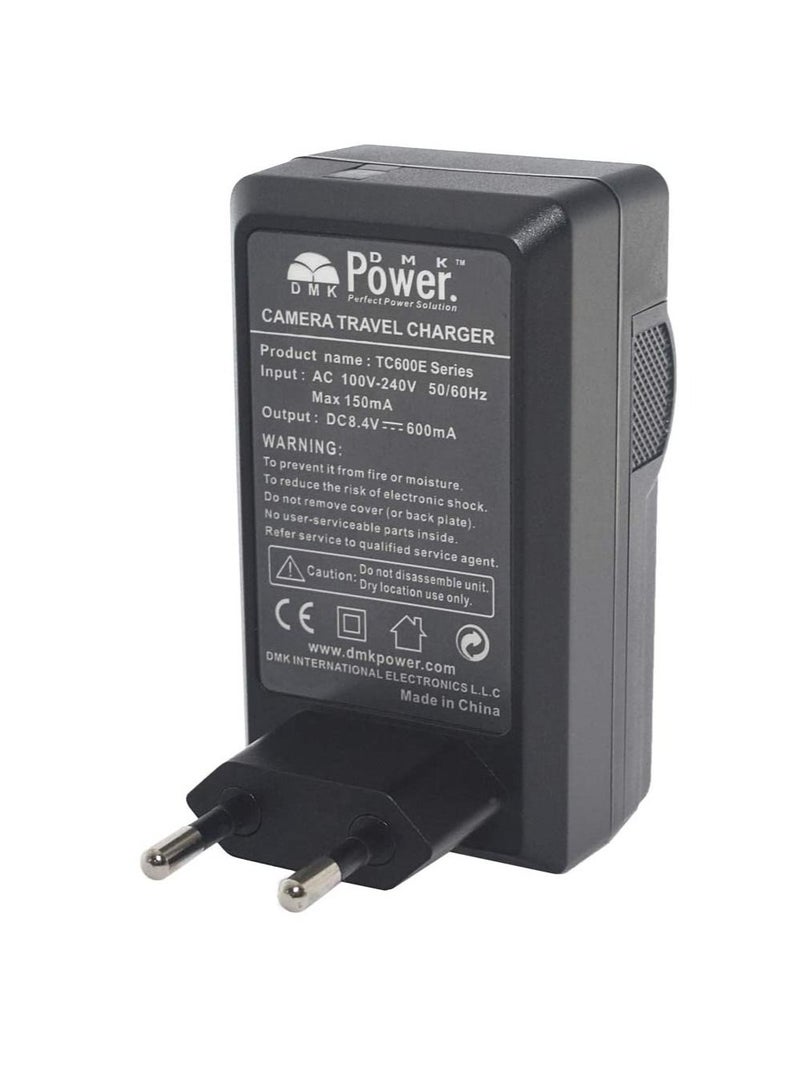 DMK Power LP-E10 Travel Battery Charger TC600E for Canon EOS Rebel T3 T5 T6 T7 K-ss X50 K-ss X70 EOS 1100D EOS 1200D EOS 1300D EOS 2000D Digital Cameras - Image 2