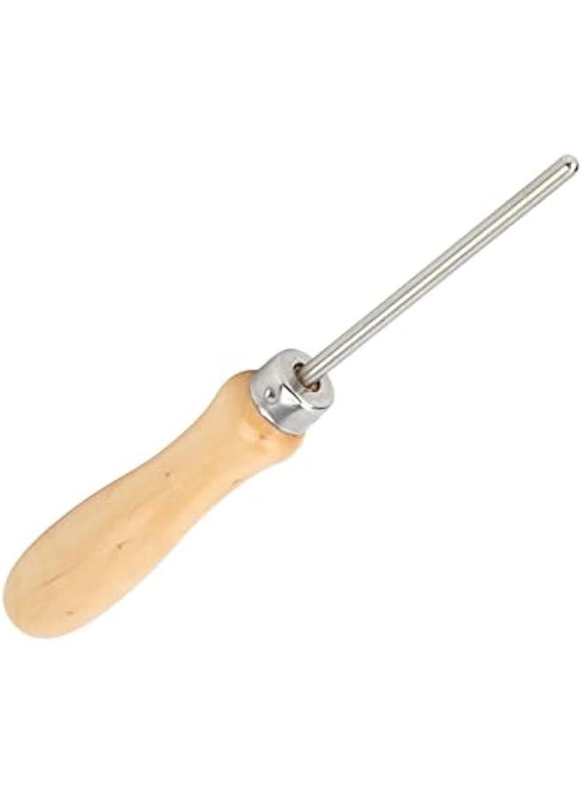 Generic Badminton Tennis Racquet String Awl, Portable Universal Wooden Handle Racquet Threading Tool for Outdoor Accessories Equitment - Image 3