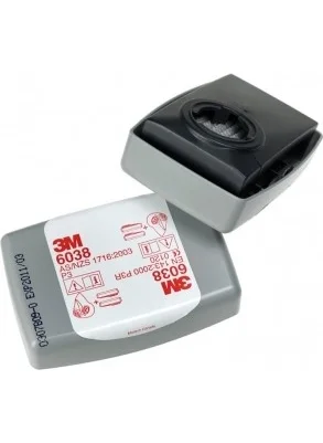 3M 6038 P3 Organic-Ozone Solo Filter