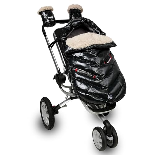 7 A.M 7AM Polar Igloo Toddler Footmuff for Stroller Adjustable Infant Car Seat Blanket for Winter Unisex Multi Purpose Fleece Lined Warm Hooded Water Repellent 06M - Image 1