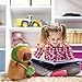 Ditucu Capybara Plush with Dinosaur Hat Mini Bag 98 inch Cute Dino Capibara Stuffed Animal Soft Plushies Toys Gifts for Kids Adults Brown - Image 4