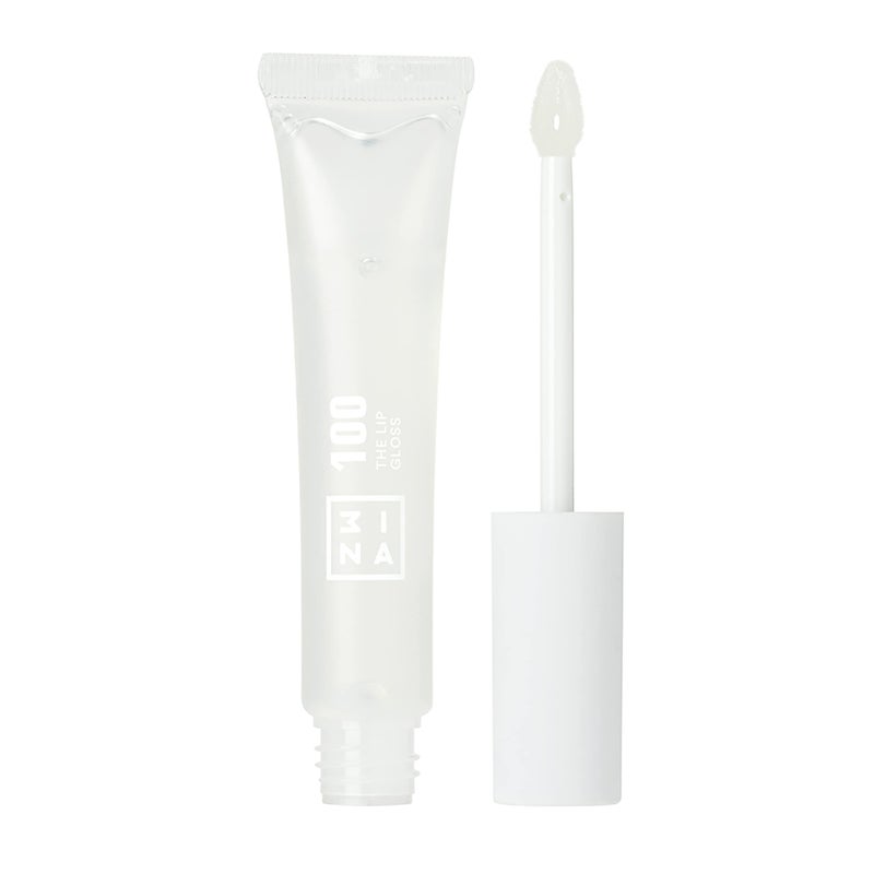 3INA MAKEUP - Vegan - Cruelty Free - The Lip Gloss 100 - Clear Lip Gloss - Mirror-effect - Glossy Look - Creamy Texture - Highly Pigmented - Lip Gloss with wand