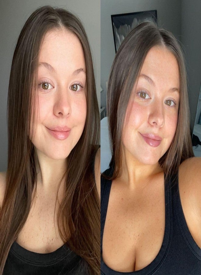 b tan لوشن تان ذاتي داكن من b.tan | تألق بطريقتك الخاصة، 1 ساعة إكسبريس - كريم تان سريع يومي بدون شمس، أفضل برونز طبيعي، فيتامين سي مرطب، للوجه والجسم، بدون رائحة تان مزيفة، 8 أونصة سائلة - Image 5