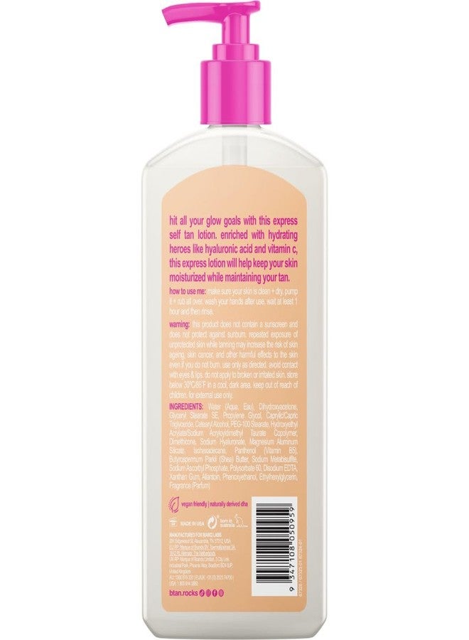 b tan لوشن تان ذاتي داكن من b.tan | تألق بطريقتك الخاصة، 1 ساعة إكسبريس - كريم تان سريع يومي بدون شمس، أفضل برونز طبيعي، فيتامين سي مرطب، للوجه والجسم، بدون رائحة تان مزيفة، 8 أونصة سائلة - Image 2