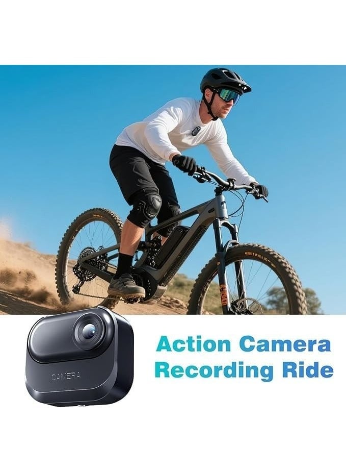 PEETTA Mini Portable Body Camera with HD Recording, Magnetic Clip, USB Charging, 64GB Support – Black - Image 3