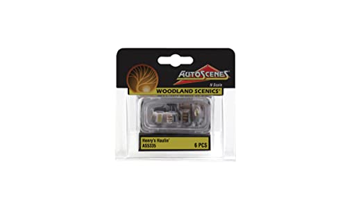 Woodland Scenics Henry's Haulin 1955 Chevy Truck w/Figure & Acc. N Scale Woodland - Image 2