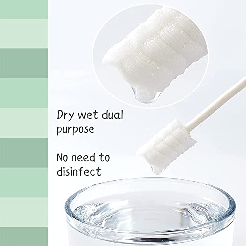 Camiee Baby Oral Cleaner and Tongue Brush – 102Pcs + 1 Finger Toothbrush with Case, Gentle Care for Newborn Oral Cleaning - Image 5