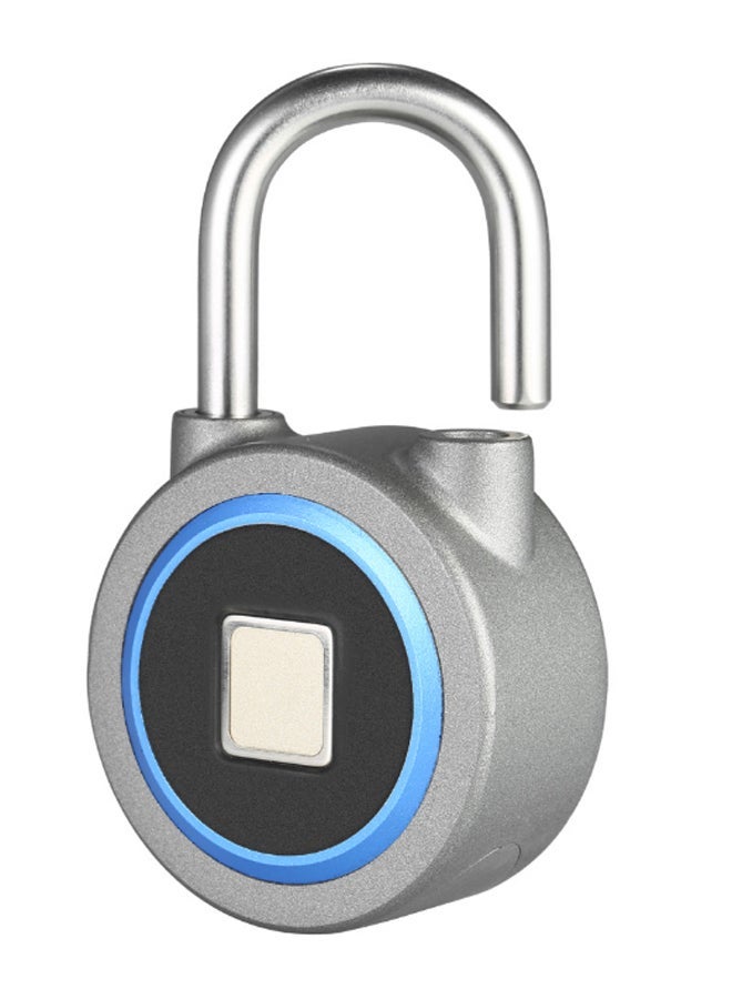 NIBEMINENT Bluetooth Wireless Fingerprint Lock With Cable Grey/Blue/Black  - Image 2