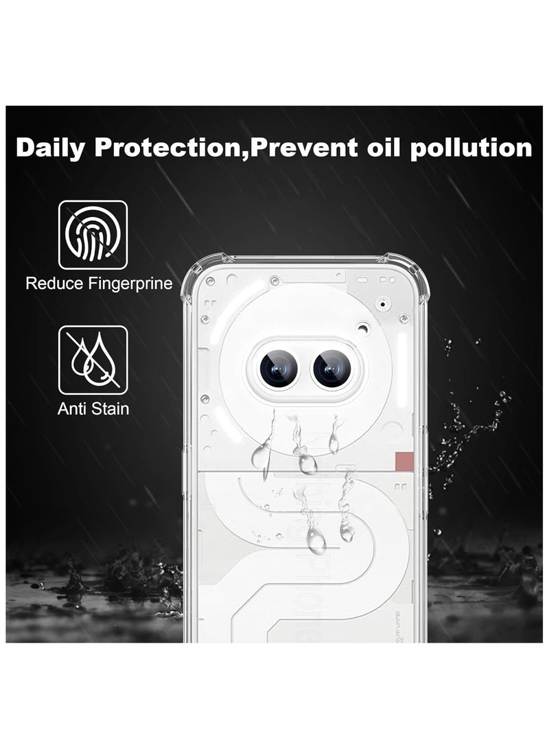 general Case Compatible with Nothing Phone 2a 2024 Cover Ultra Thin Transparent PC Back + TPU Frame Protective Case Airbag Anti-Shock Case - Image 2