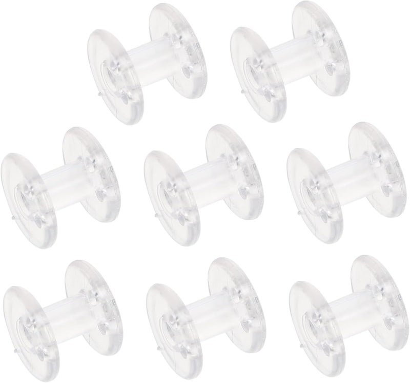 5 Pack Transparent Pleated Shade Blind Tensioner Hold Down Spools Easy to Install Cord Retainer for RV Window Covering - Image 1