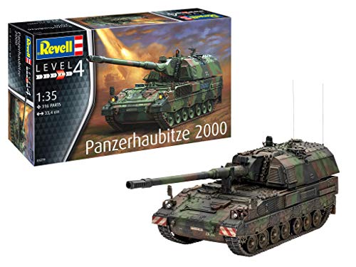 Revell مجموعة نموذج بلاستيكي غير مجمعة وغير مطلية مقياس 135 من ريفيل 03279 بانزرهاوبيتز 2000 - Image 1