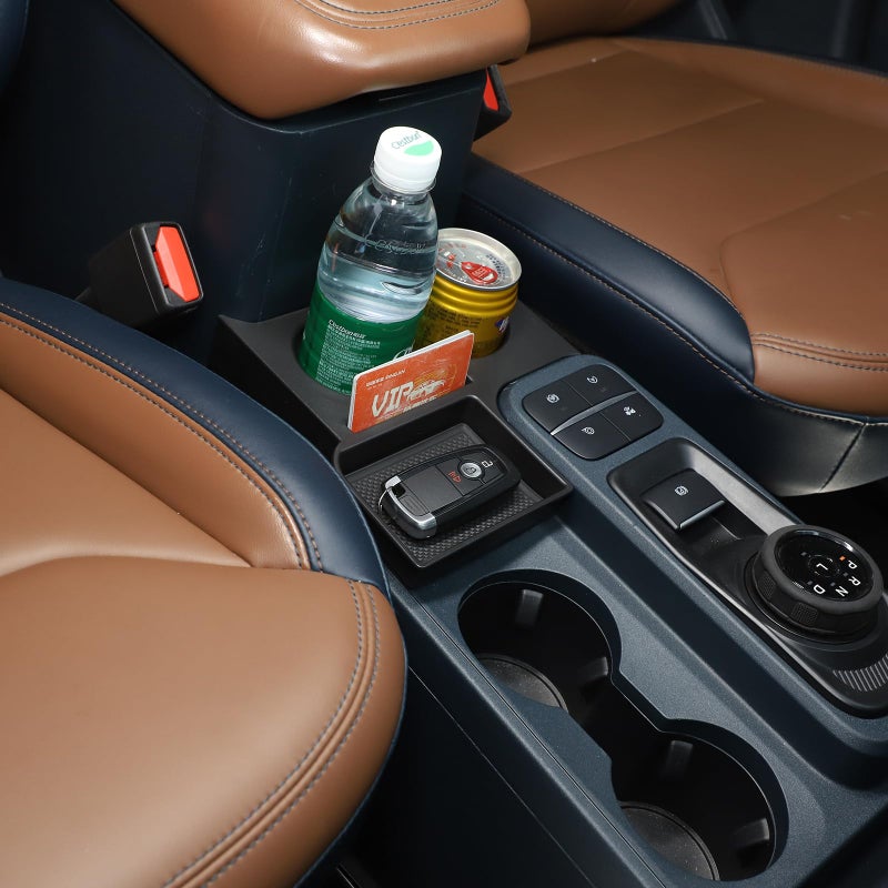 TOYCIDFG Center Console Cup Holder Organizer Tray Compatible with Ford Maverick 2022-2025, Insert Assembly Storage Box ABS Interior Accessories Armrest Organizer - Image 3