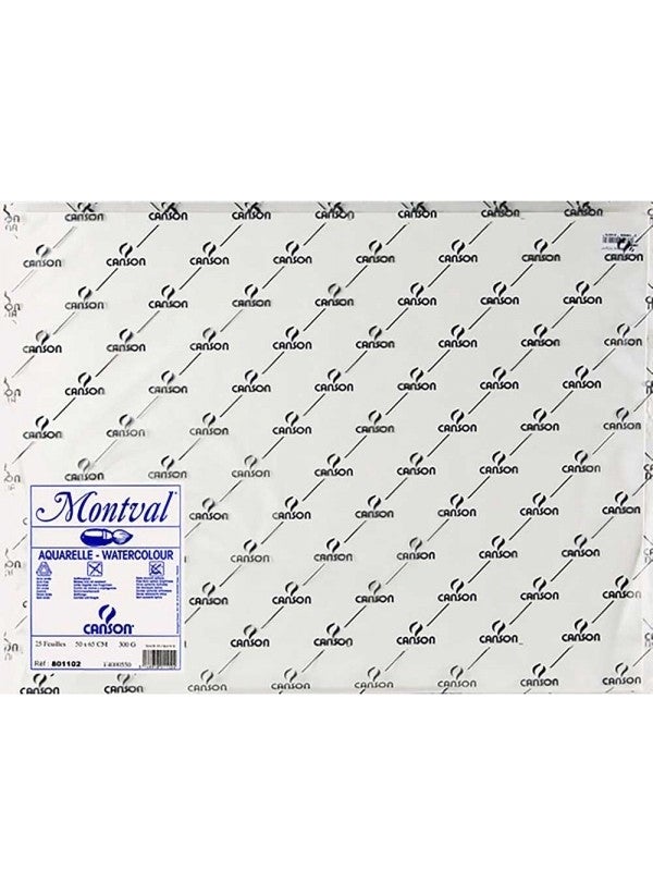 Montval Cold Press Watercolor Paper 300 Gr. 50X65 cm. Pack of 10 - pzsku/ZC165CAB3F8158ECAD79BZ/45/_/1725791088/cd7e5453-3ca3-4bb2-aa03-f227a865a315