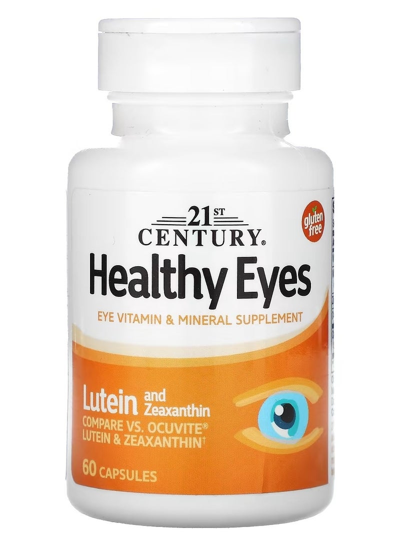 21st Century Healthy Eyes Lutein & Zeaxanthin, 60 Capsules - Image 1