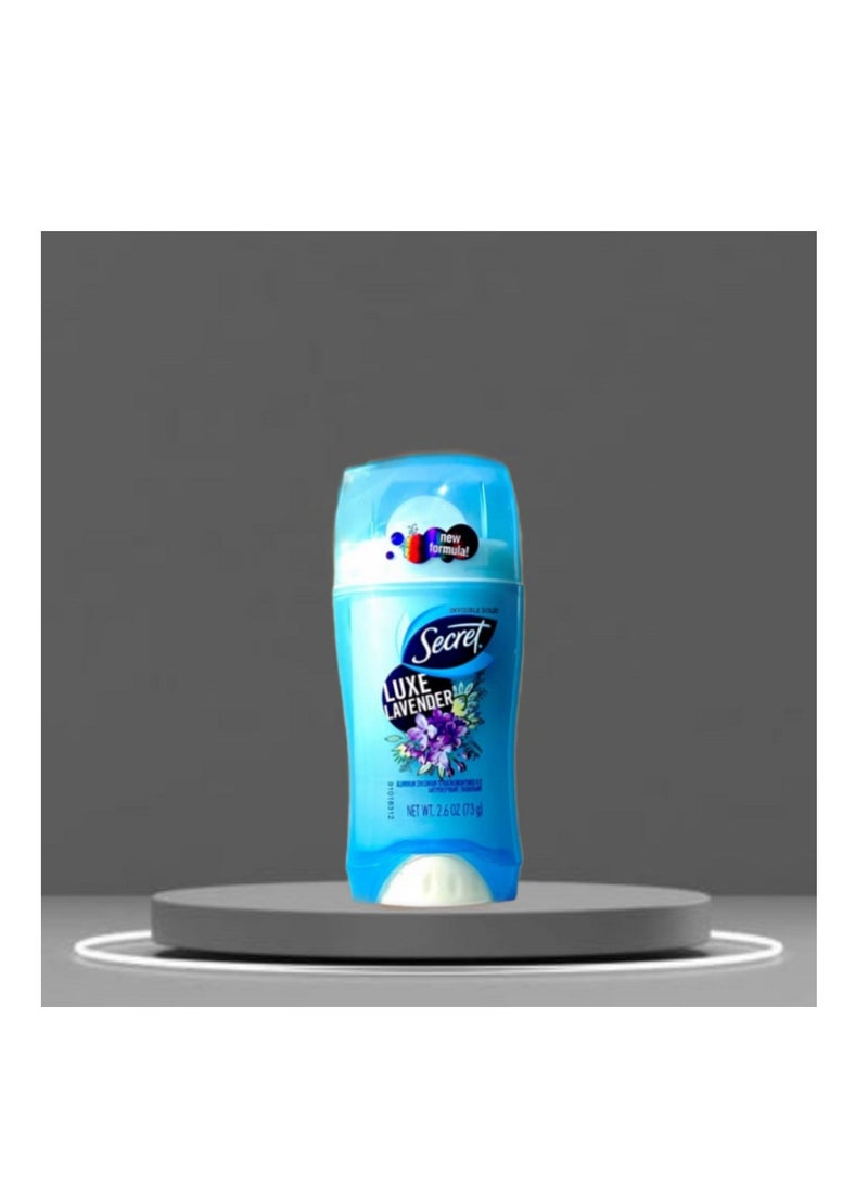 Secret Luxe Lavender Antiperspirant Deodorant Invisible Solid 2.6OZ (73g) - Image 2