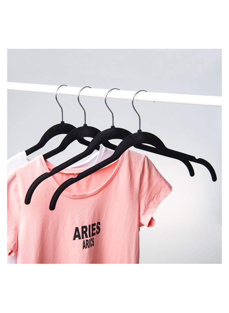 Velvet Shirt Dress Clothes Hangers,360° Swivel Hook Non Slip Clothes Hangers For Tops, Dress Shirts, Blouses, Strappy Dresses,Set of 5 - Image 4