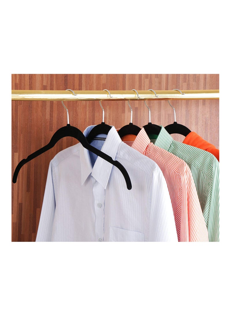 Velvet Shirt Dress Clothes Hangers,360° Swivel Hook Non Slip Clothes Hangers For Tops, Dress Shirts, Blouses, Strappy Dresses,Set of 5 - Image 5