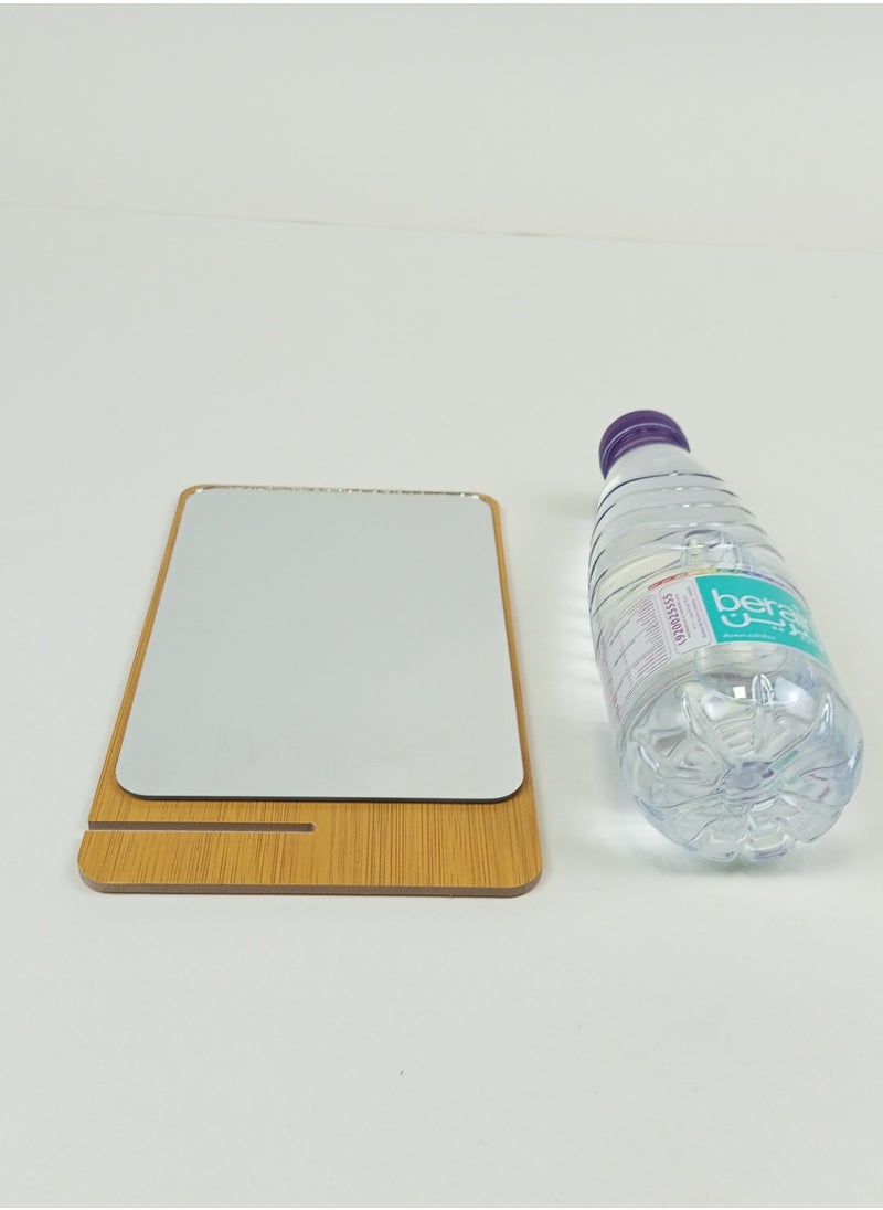 MtjrNet - Standing Makeup Mirror Easy To Use Always Handy Standing Face Mirror - Image 1