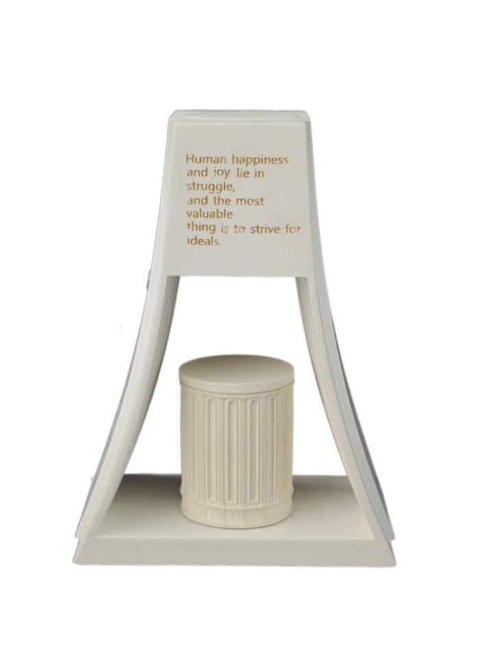 oem Church Waxlights Architecture Sculpture Miniatures Home Ambient Lights Flameless Aromatherapy Candle Gifts-Fragrance - Fragrant whispers of the empty mountain  - Image 1