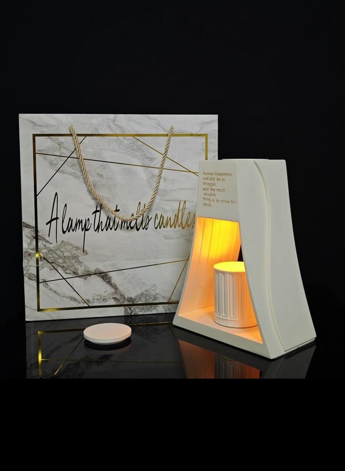 oem Church Waxlights Architecture Sculpture Miniatures Home Ambient Lights Flameless Aromatherapy Candle Gifts-Fragrance - Fragrant whispers of the empty mountain  - Image 2