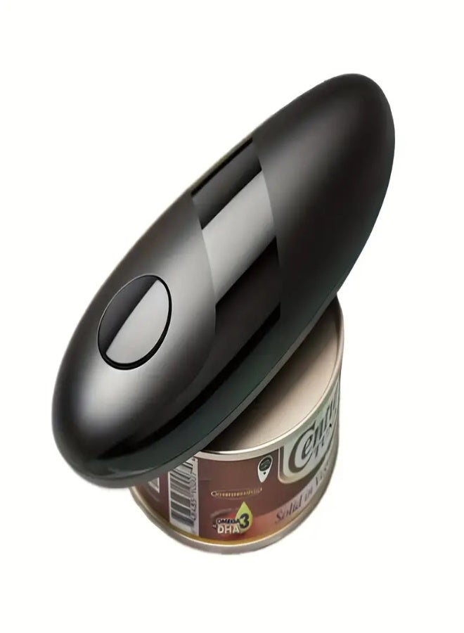 AROAQ Automatic Can Opener – Hands-Free, Battery-Powered with Smooth Edge & Magnetic Lid Lift – Ergonomic Design for Seniors & All Can Sizes – Black - Image 2